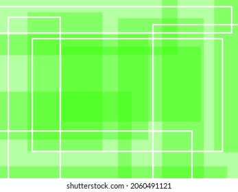 fondo abstracto verde de cuadrados geométricos para fondo de patrón de diseño. ilustración vectorial