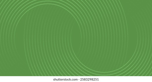 green abstract background with glowing circles. Swirl circular lines pattern. Geometric spiral. Twirl element. Modern graphic desi%09