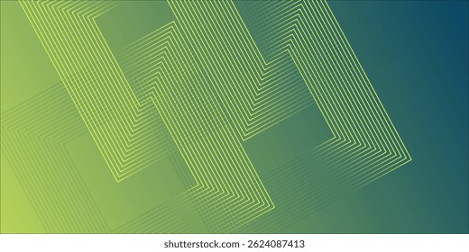 green abstract background with glowing circles. Swirl circular lines pattern. Geometric spiral. Twirl element. Modern graphic design. Futuristic technology concept.