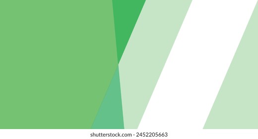 Green abstract background with gradient color geometric shapes for presentation design. Suitable for business, and others, vector modren.