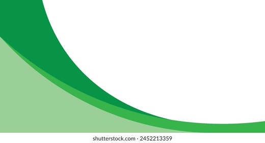 Green abstract background with gradient color geometric shapes for presentation design. Suitable for business, eps10.