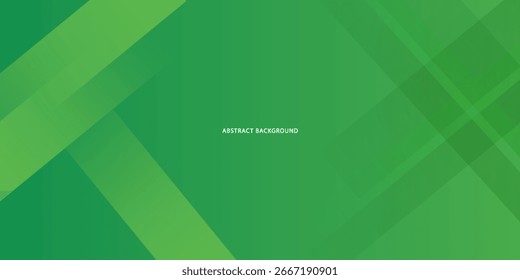 Green abstract background with gradient colors and geometric shapes for presentation design. Suitable for business, corporate, institutional, conference, party, celebration, seminar, and lecture.