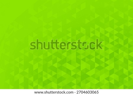 Green abstract background. Gradient effect texture. Design bg for eco prints. Geometric pattern. Modern backdrop. Light green textur. Geometry shape surface print. 3d gradation. Vector illustration