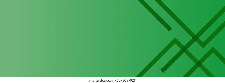 Green abstract background with gradient geometric shapes, perfect for presentations. Suitable for business, corporate events, institutions, conferences, parties, seminars, festive occasions.