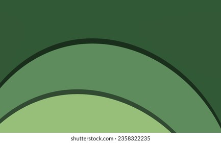 Fondo abstracto verde, diseño de papel degradado. Ilustración del vector