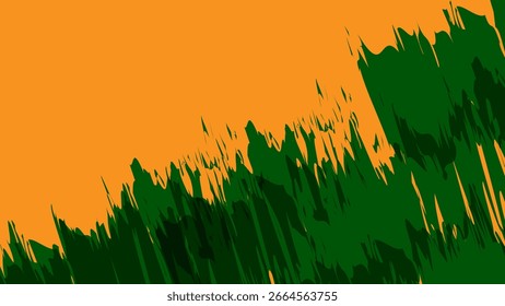 green abstract background grunge style