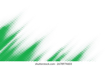 Green Abstract Background Halftone Design Modern Texture Creative Poster Template Stylish Graphic Banner Layout Ecommerce Sale Promo Website Use