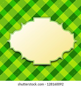 Green abstract background for Happy St. Patrick's Day. EPS 10.