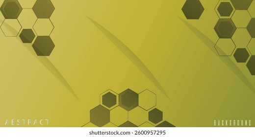 Green Abstract Background with Hexagonal Pattern. Vector EPS 10