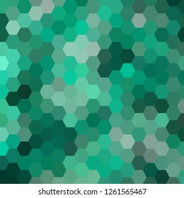 green abstract background of hexagons. presentation template