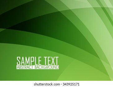 Green abstract background illustration. Template for business card or banner.
