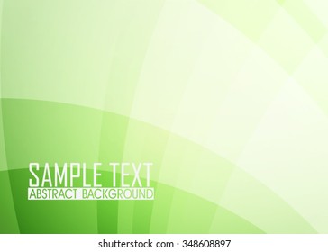 Green abstract background illustration. Template for business card or banner 