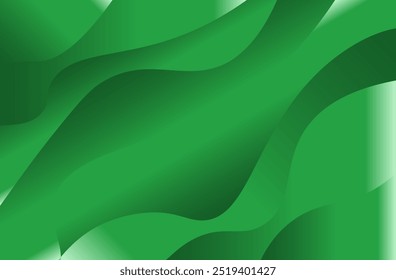 A green abstract background image that combines intersecting objects with a gradient of colors to create an interesting and textured visual.