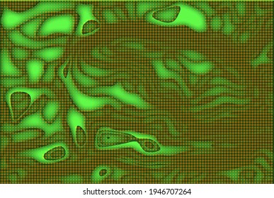 fondo abstracto verde con un patrón líquido y medio tono, se puede utilizar como plantilla para varios documentos