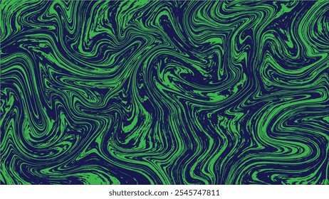 Green and abstract background with liquify flow. Liquify Abstract Pattern With UFO Green And Black Graphics.Abstract dark green and gray liquid marble texture background