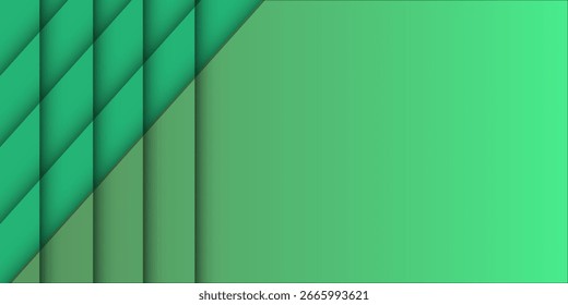Fondo abstracto verde Anuncio de textura de flecha moderna
