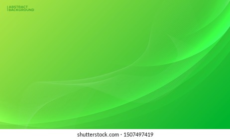 Green Abstract Background With Modern Style. Vector Illustration