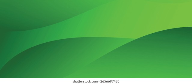 green abstract background. Modern trendy design in vector illustration