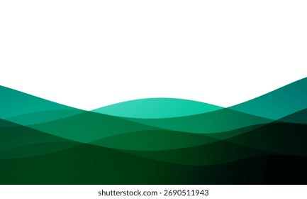 verde abstrato plano de fundo moderno vetor ilustração