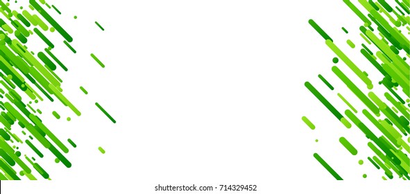 Green abstract background on white. Vector  illustration.