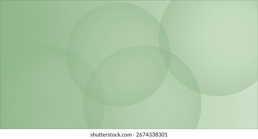 Fondo Abstractas verde con Formas de círculo transparente superpuestas eps10
