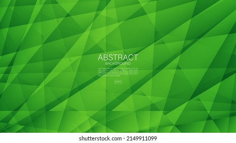 Green abstract background, polygon vector, Minimal Texture, web background, Green cover design, flyer template, banner, book cover, wall decoration, wallpaper, Geometric background design