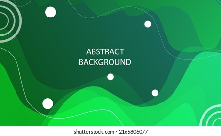 green abstract background poster with simple shape and figure. Abstract vector pattern design for web banner, business presentation, branding package, fabric print, wallpaper
