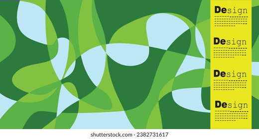 green abstract background, psychedelic fluid and liquid pattren suitable for banner brochure poster cover web