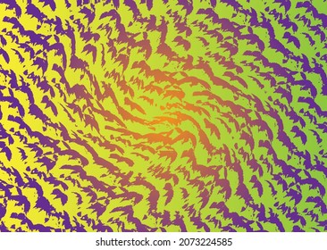 Green abstract background in psychedelic style. You can use this background for your content like videos, quotes, promotions, blogging, social media concepts, websites, etc.