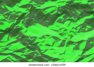 Green abstract background resembling the relief of the earth. For the feast of the earth, St. Patrick, World Ecology Day. Vector.