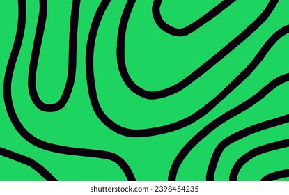 green abstract background with scribble geometric style