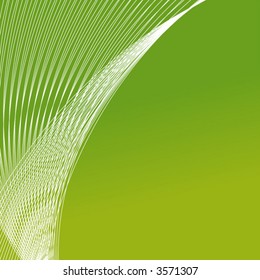 green abstract background shining - vector -