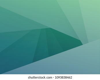 Green Abstract Background. Simple Polygon flat style graphic design Template or Background. Can be used as background for Presentation, information banner or Mobile screen. Vector EPS10