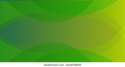 Green abstract background. Smooth curve shape graphic. Elegant clean soft texture. Modern design. Suitable for covers, headers, brochures, posters, banners, websites, presentations, wallpapers.