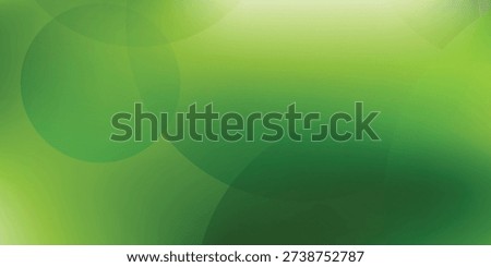 Green Abstract Background With Soft Circles and Fresh Eco Gradient for Design Projects eps10