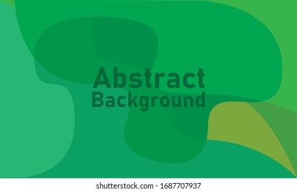 grüner abstrakter Hintergrund mit Platz für Text. Vektorillustration-Design