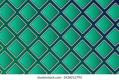 green abstract background with squares