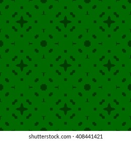 Green abstract background, striped textured geometric seamless pattern