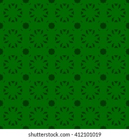 Green abstract background, striped textured geometric seamless pattern