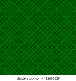 Green abstract background, striped textured geometric seamless pattern