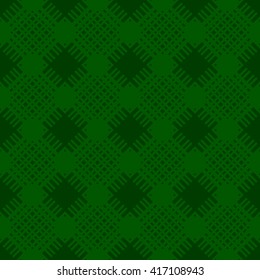 Green abstract background, striped textured geometric seamless pattern