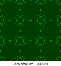 Green abstract background, striped textured geometric seamless pattern