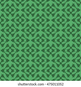 Green abstract background, striped textured geometric seamless pattern