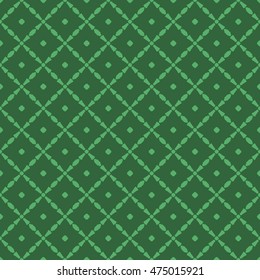 Green abstract background, striped textured geometric seamless pattern