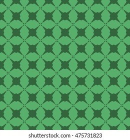 Green abstract background, striped textured geometric seamless pattern