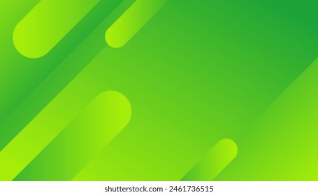 Green abstract background with stripes.  Creative illustration for poster, web, landing, page, cover
