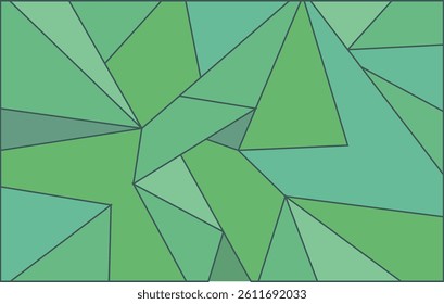 Green abstract background with abstract style lines design, perfect for creative design projects and social media.