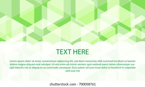 The green abstract background Template.