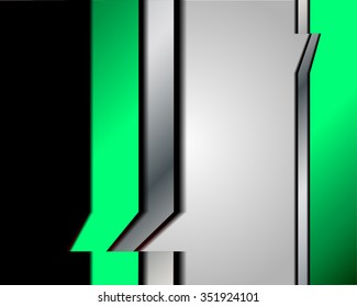 Green abstract background vector
