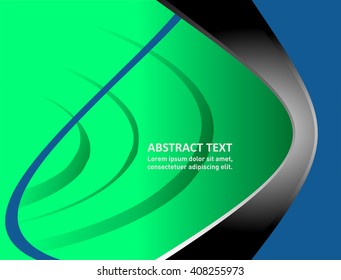 Green abstract background vector
